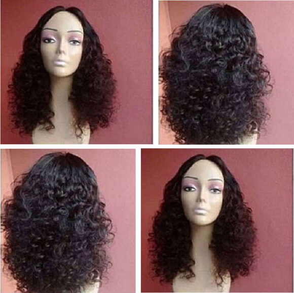 Bouncy Curls Wig With Closure